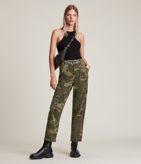 Dessa High-Rise Camouflage Relaxed Jeans