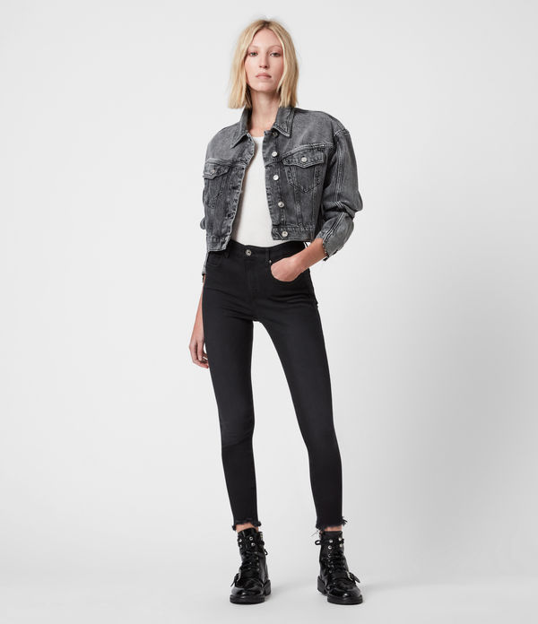 Miller Mid-Rise Superstretch Cropped Skinny Jeans