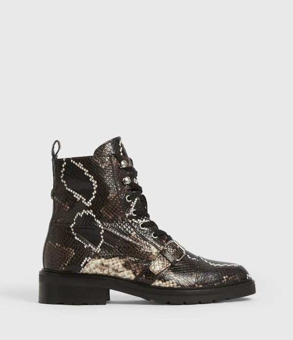 all saints snake boots