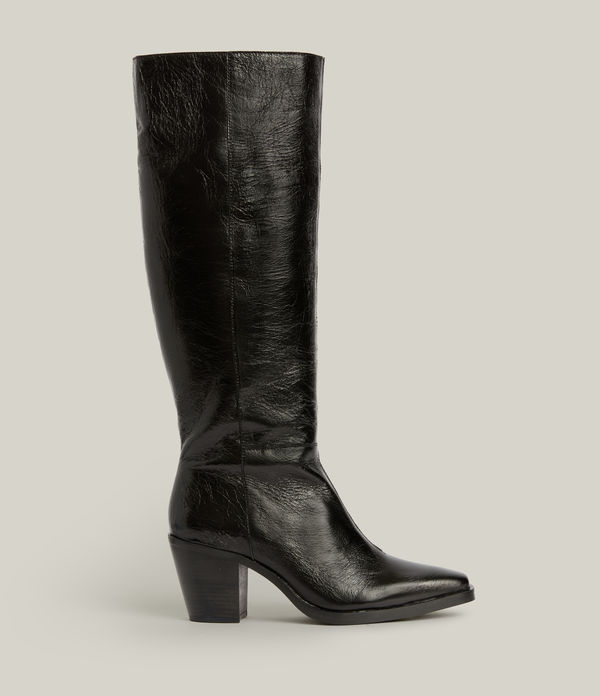 cohen leather knee high boots