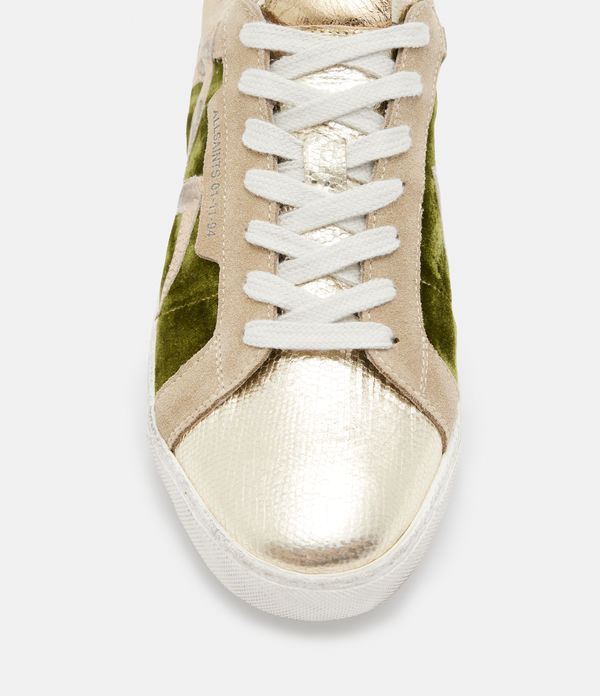Sheer Bolt Leather Sneakers