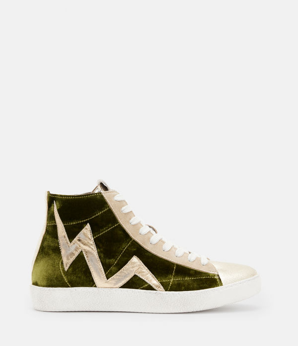 Tundy Bolt High Top Leather Sneakers