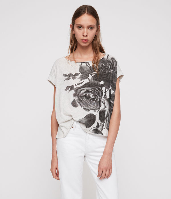 ALLSAINTS US: Womens Alisee T-Shirt (storm_grey)
