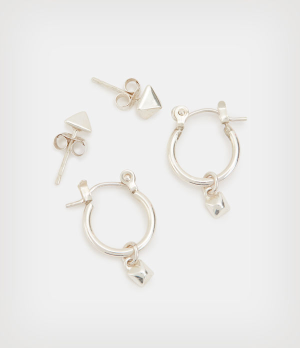 Miri Sterling Silver Earring Set