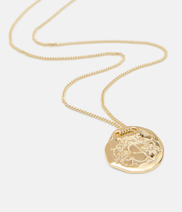 Helini Gold Vermeil Crest Necklace