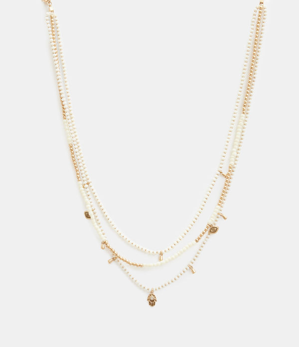 Sima Bead Multi Layer Necklace