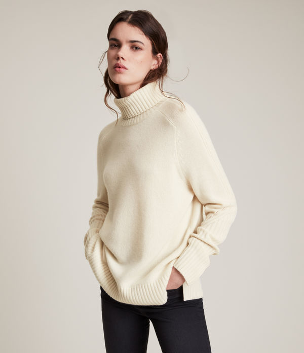 Kiera Cashmere Roll Neck Sweater