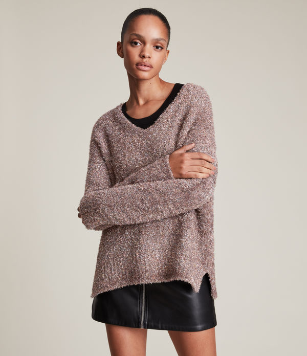 Sparkle V-Neck Sweater