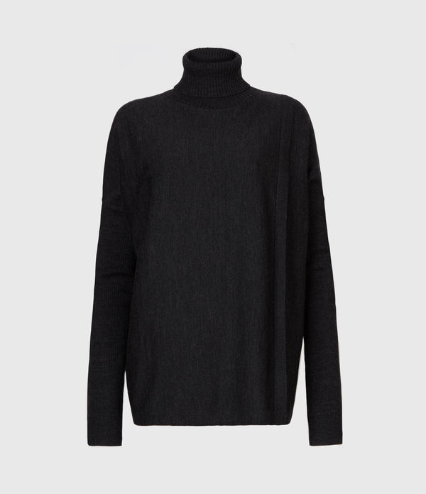 all saints black jumper