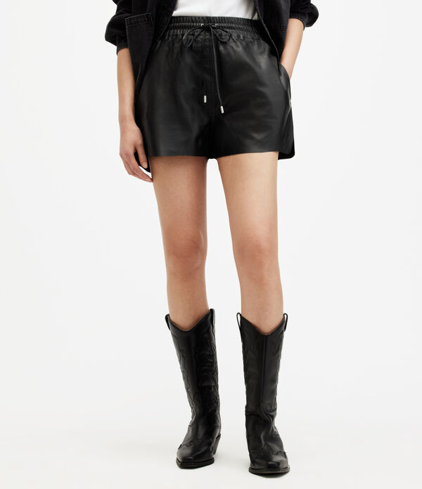Shana Leather Shorts