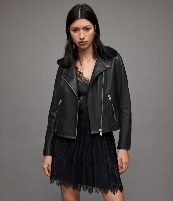 all saints sophie sherpa jacket