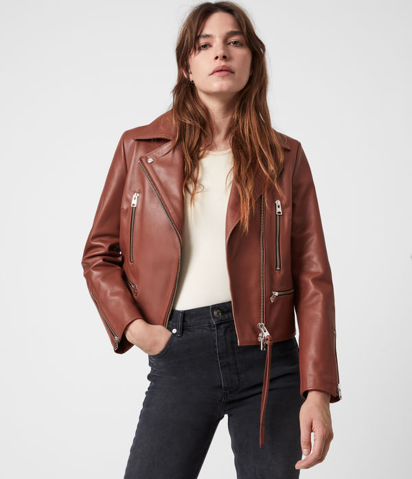 Women's Leather Jackets | Leather Biker Jackets | ALLSAINTS EU
