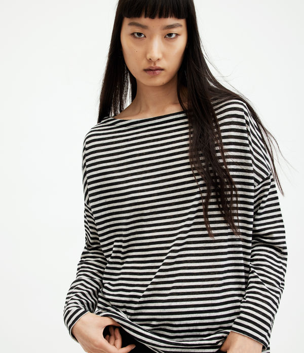Rita Oversized Striped T-Shirt