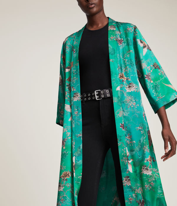 Carine Amare Silk Blend Kimono