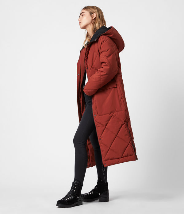 all saints puffer jacket women's