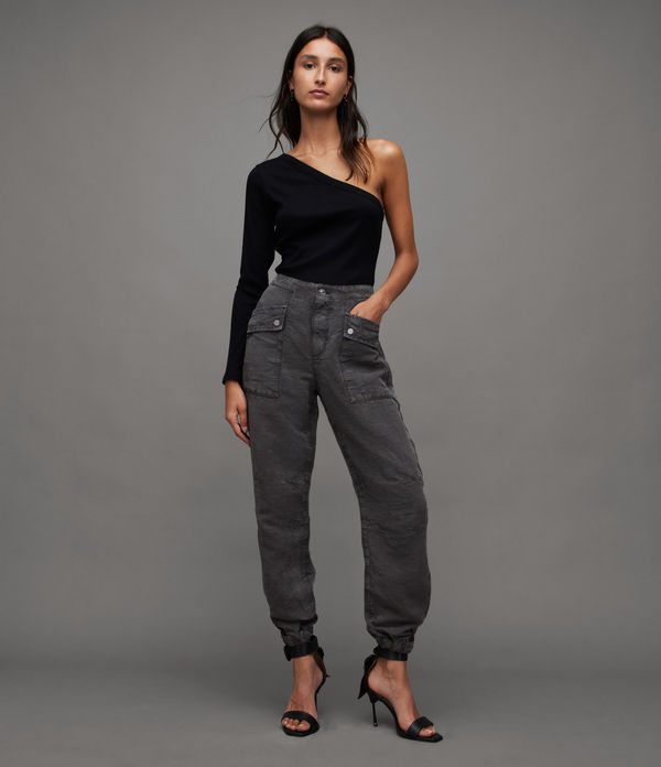 Val High-Rise Tapered Pants