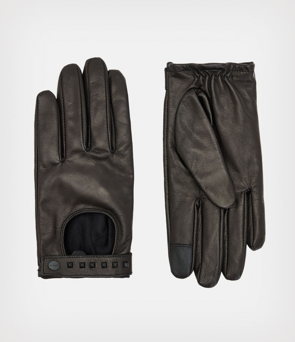 Maxie Studded Leather Biker Glove