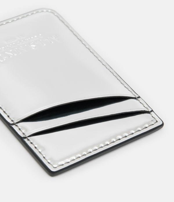 Callie Metallic Leather Cardholder