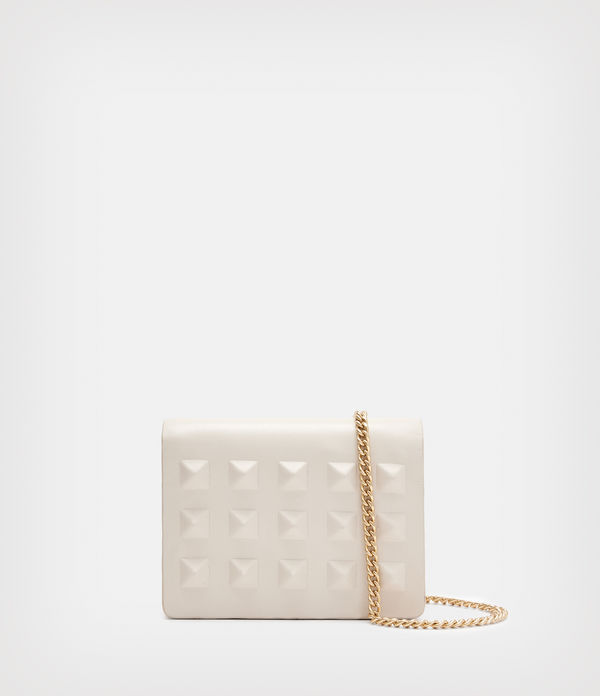 Honore Leather Studded Cardholder