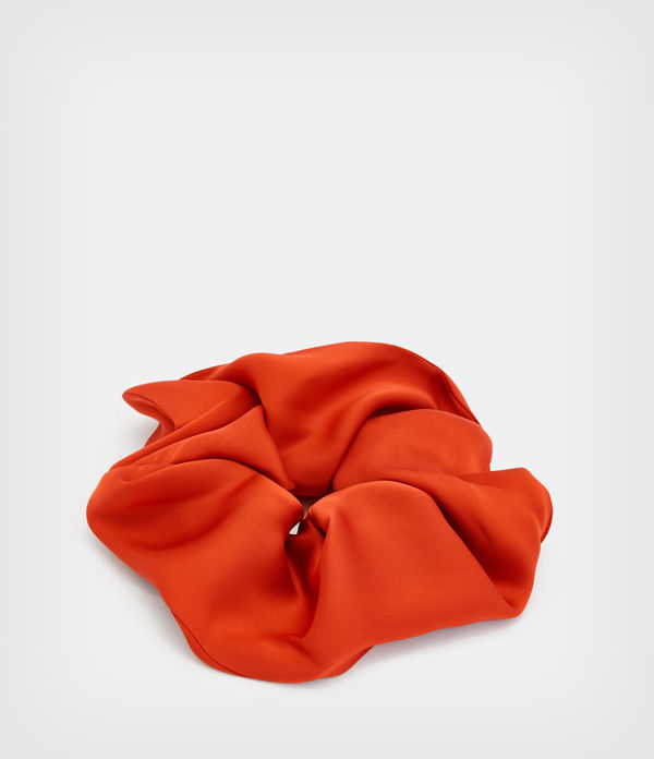 Red Oversized Scrunchie