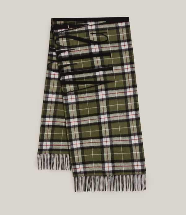 Max Check Wool Scarf