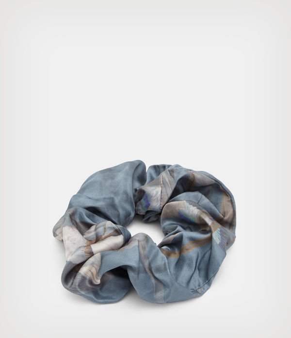 Kuroyuri Silk Blend Oversized Scrunchie
