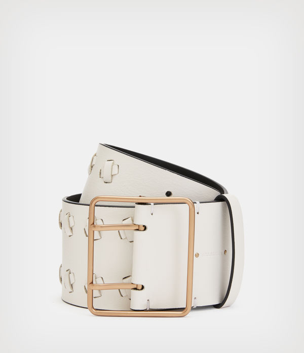 Julia Leather Knotted Wide Belt