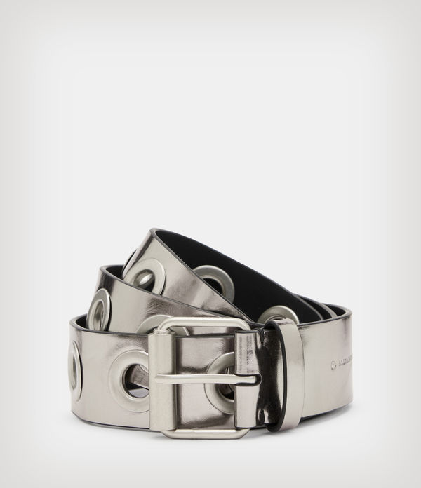 Dani Metallic Leather Belt