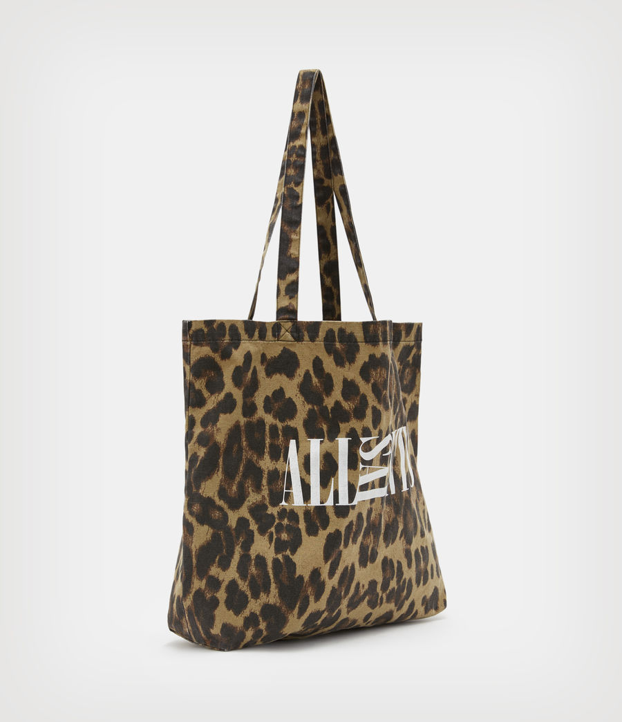 Mens Oppose Leopard Tote Bag (green_black) - Image 4