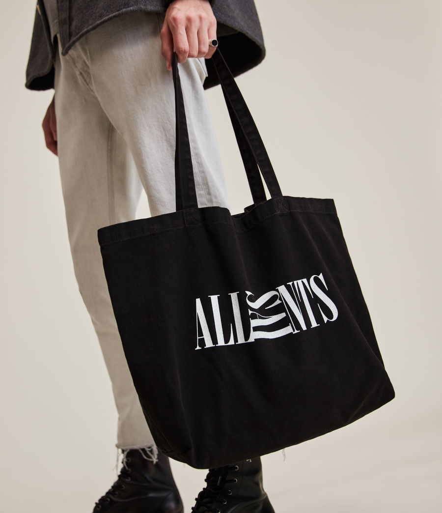 Mens Oppose Shopper Tote Bag (black_chalk) - Image 2