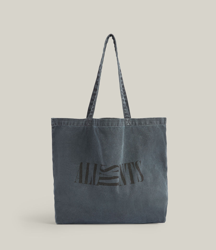 Men's Oppose Shopper Tote Bag (aster_blue_black) - Image 1