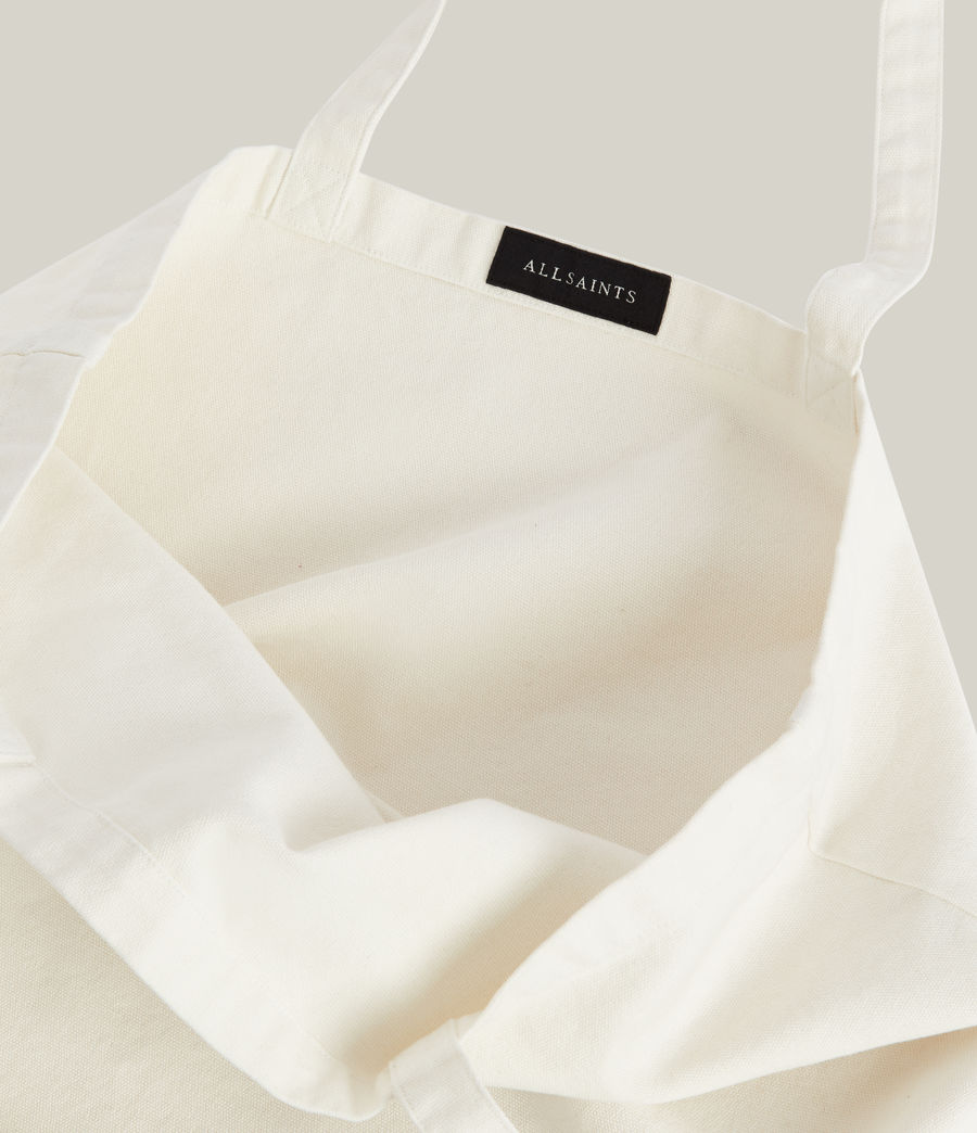 Mens Oppose Shopper Tote Bag (chalk_black) - Image 3