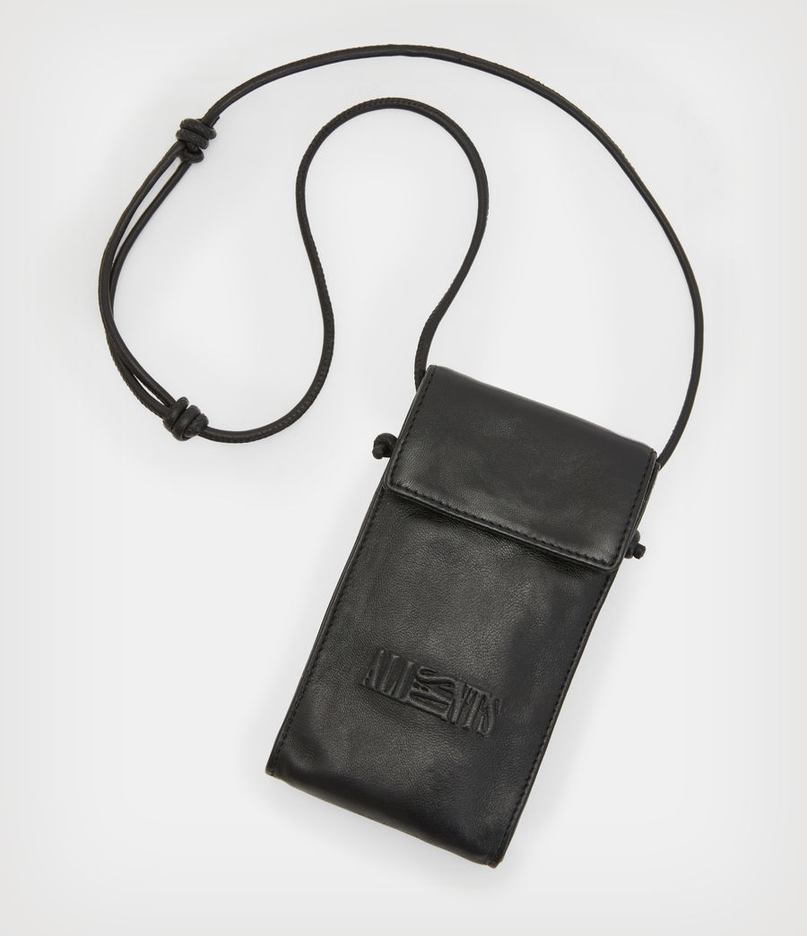 Men's Oppose Leather Phone Pouch (black) - Image 6