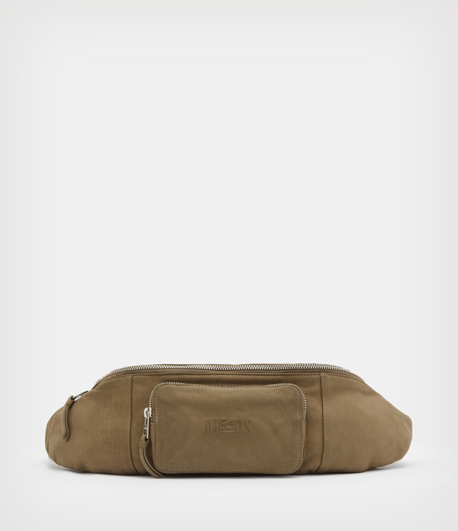 Men's Oppose Leather Bum Bag (khaki) - Image 2