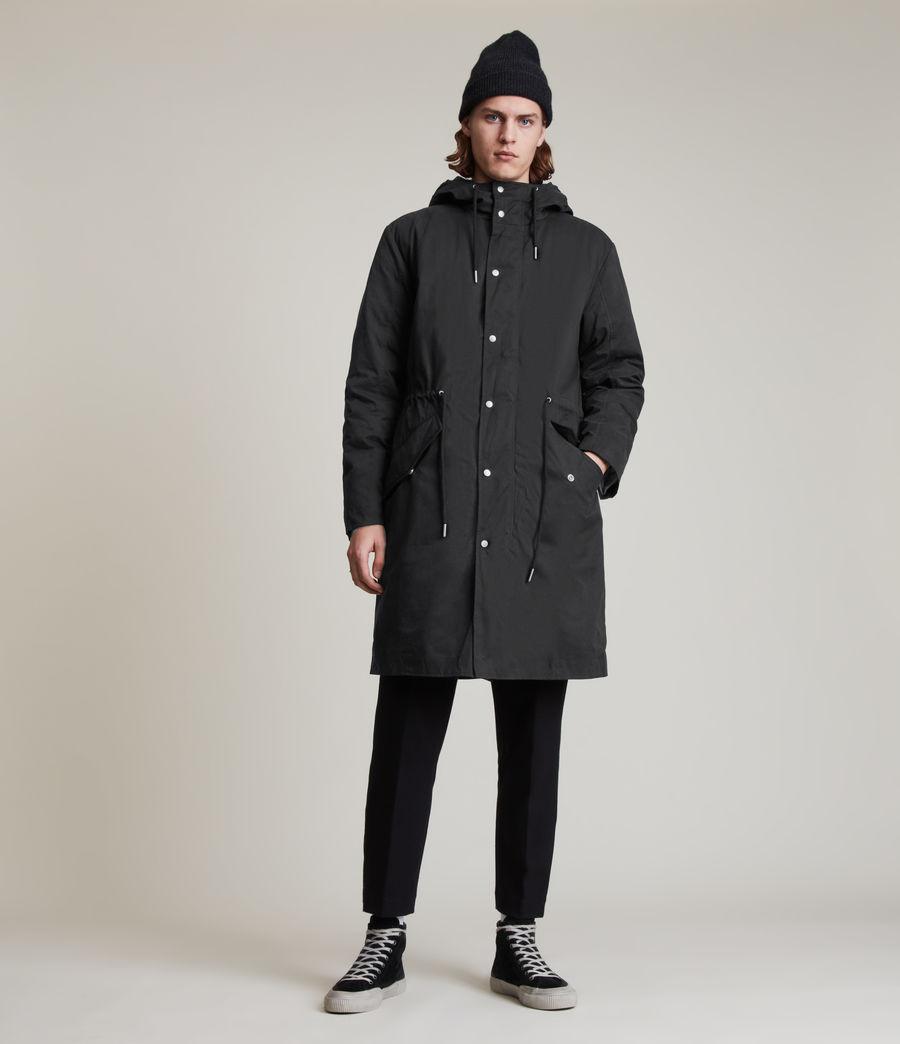 Mens Flow 2-In-1 Parka Coat (black_warm_grey) - Image 6
