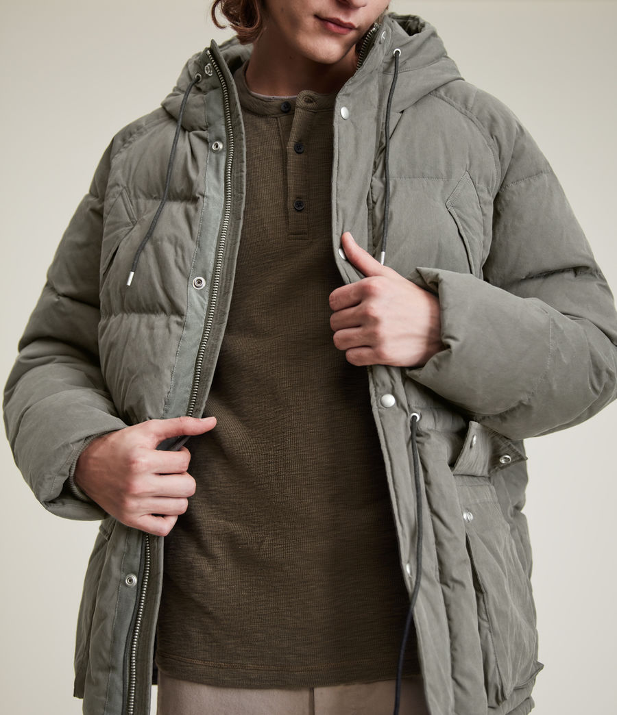 Men's Easton Coat (dull_khaki_green) - Image 2