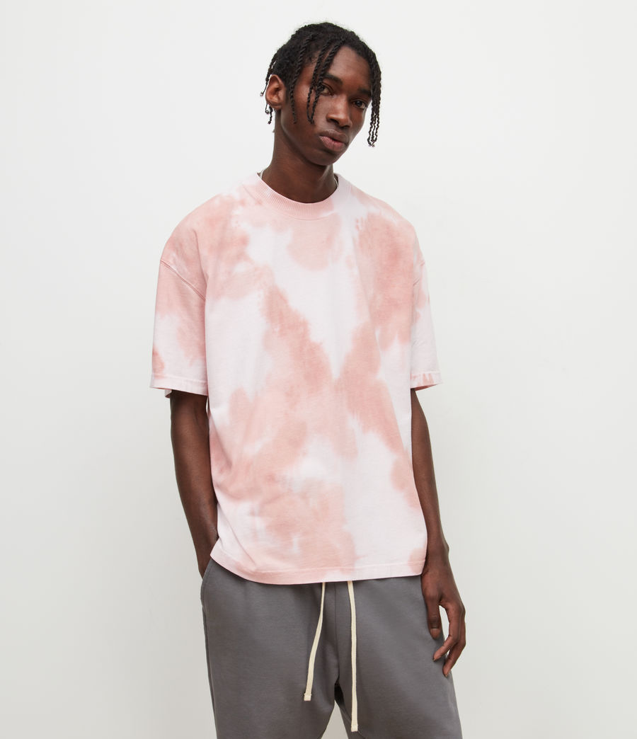 Mens Kura Tie Dye T-Shirt (ceramic_pink) - Image 1