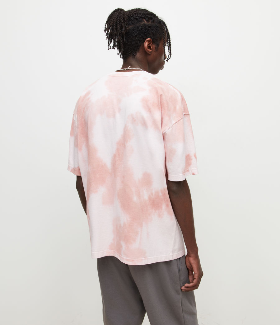 Hommes T-Shirt Coton Kura Tie-Dye (ceramic_pink) - Image 5