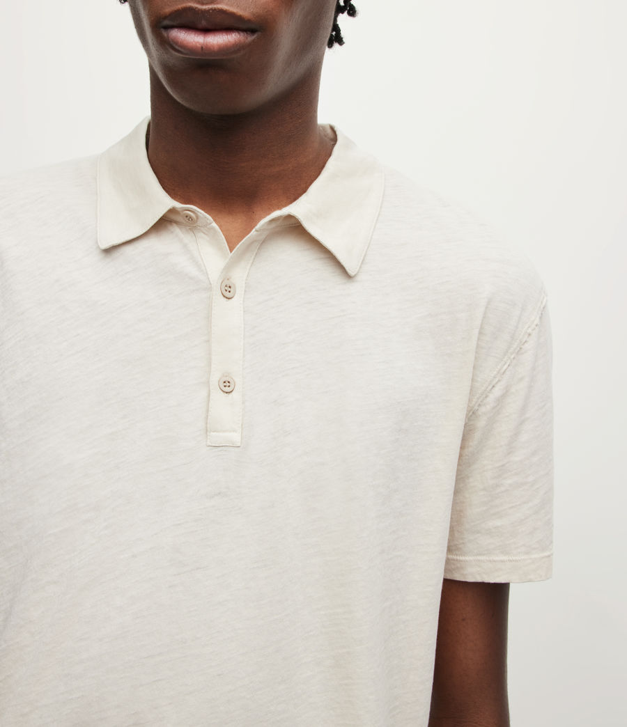 Mens Figure Short Sleeve Polo Shirt (biscuit_taupe) - Image 2