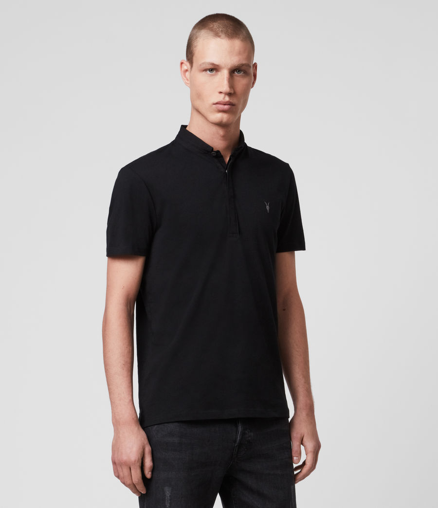 all saints grail long sleeve polo