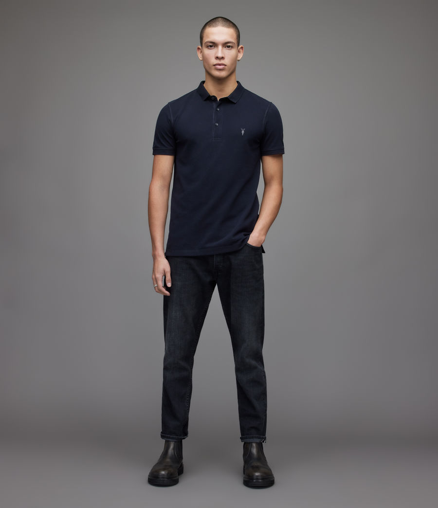 Men's Reform Short Sleeve Polo Shirt (ink_navy) - Image 3