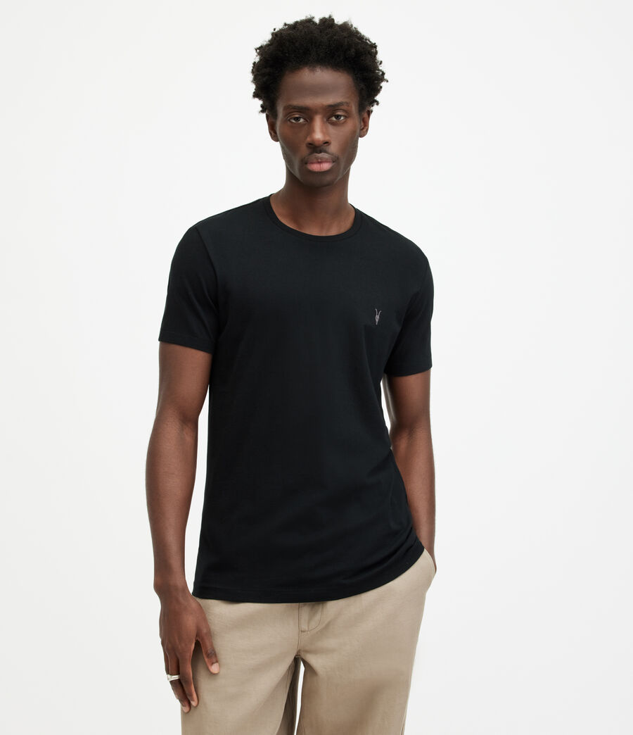 Hommes Pack de 3 T-Shirts Tonic (optic_black_grey) - Image 4