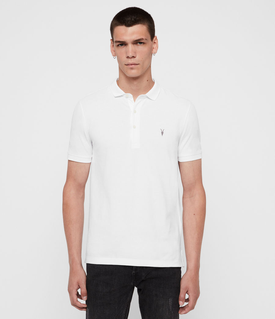 ALLSAINTS UK: Mens Reform Polo Shirt 2 Pack (black_white)