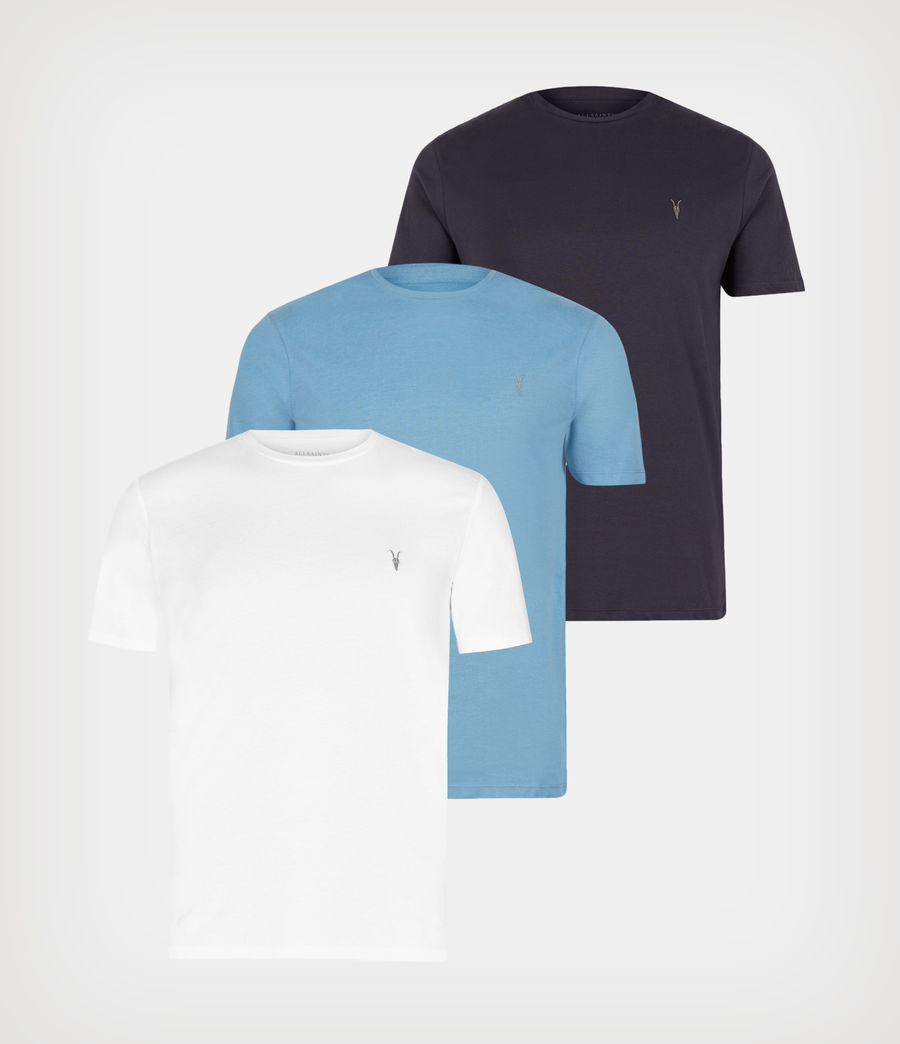 Men's Brace Crew T-Shirt 3 Pack (indig_crflwr_m_opt) - Image 1