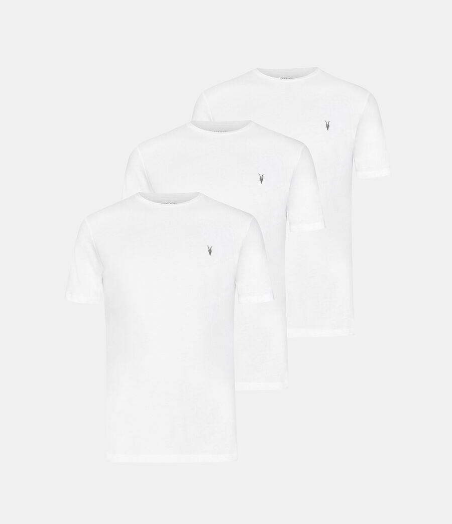 Hommes Pack de 3 T-Shirts Brace Tonic (white) - Image 1