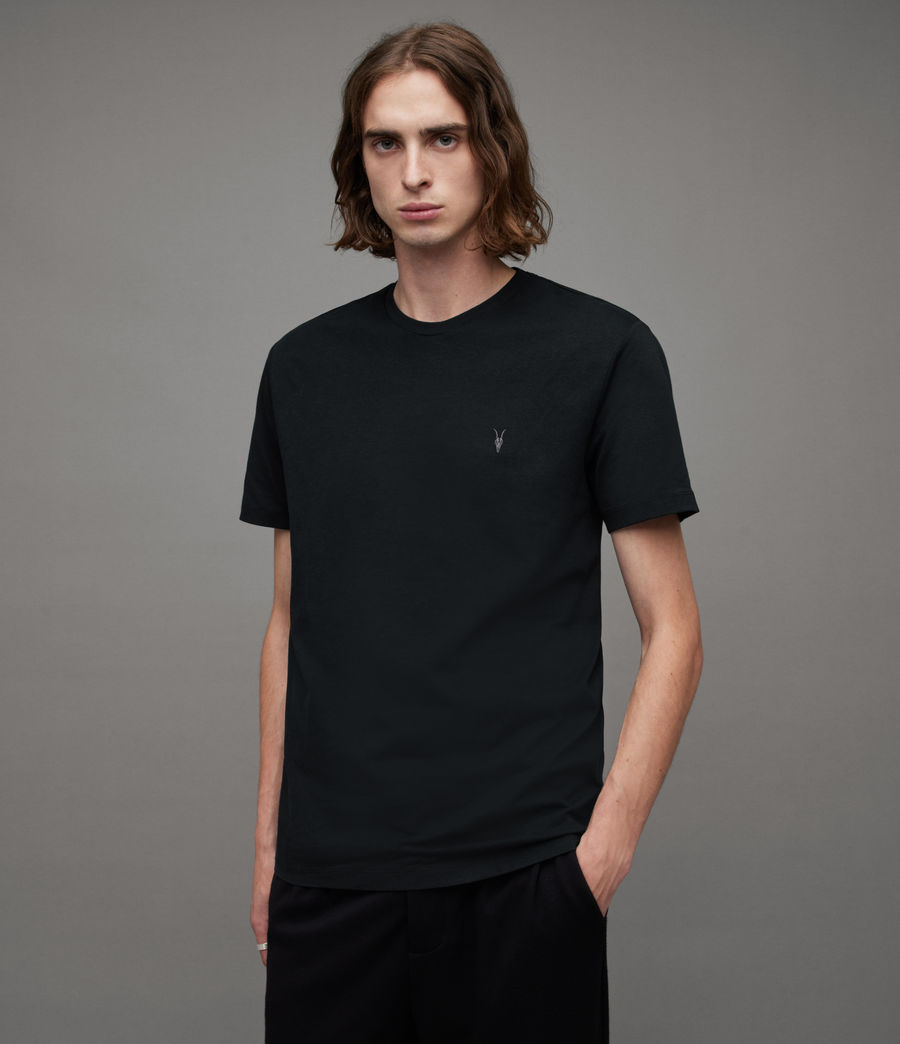 Men's Brace Crew 3 Pack T-Shirts (black) - Image 2