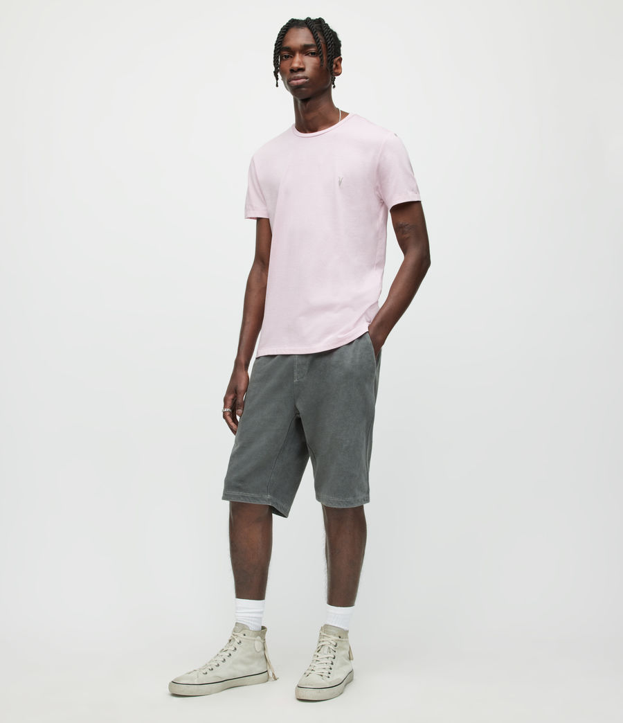 Hommes Pack de 3 T-Shirts Tonic (pink_wht_ash_blue) - Image 6
