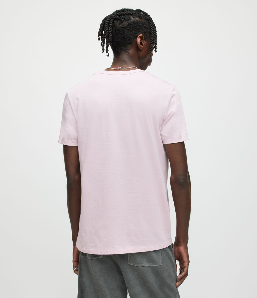 Hommes Pack de 3 T-Shirts Tonic (pink_wht_ash_blue) - Image 7