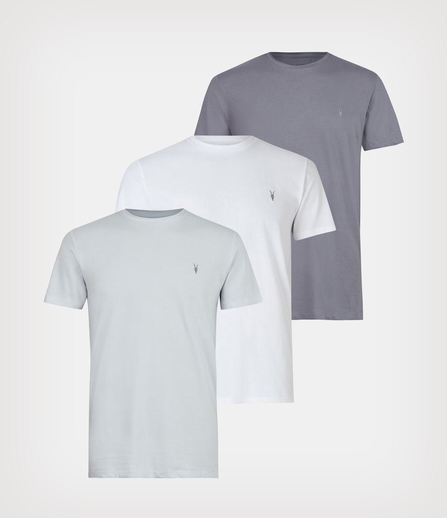 Hommes Pack de 3 T-Shirts Tonic (ice_blu_dwn_bl_wht) - Image 1