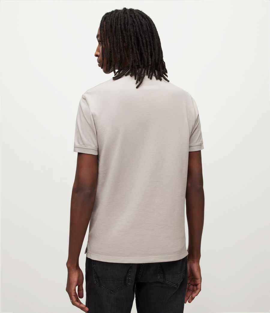 Mens Reform Short Sleeve Polo Shirt (frosted_taupe) - Image 5